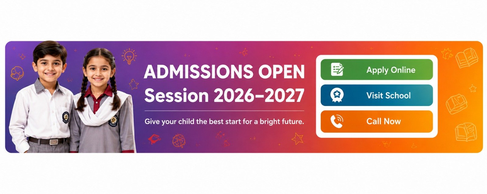 Admissions open session 2026-2027